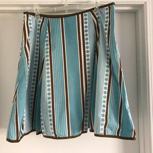 Boden cotton A-line skirt 10L